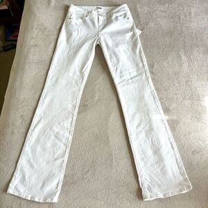 NWOT Paige Denim Women’s White Sloan Boot Cut Jeans